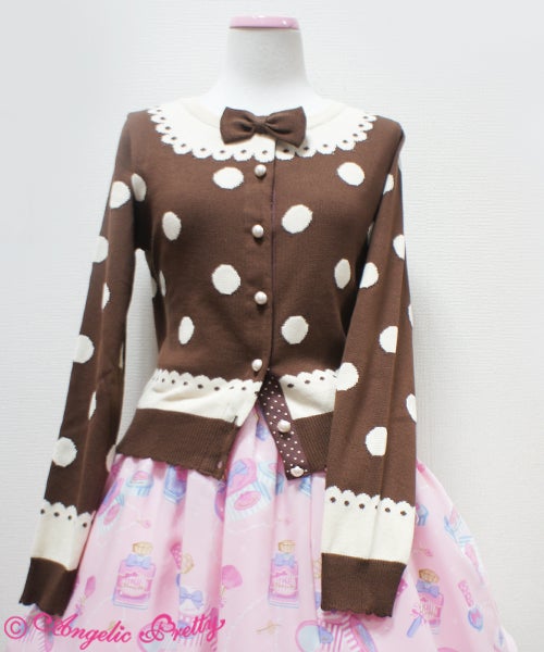 Sweet Dot Knit Cardigan by Angelic Pretty