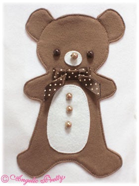 Sweet Cream Ginger Bear Parka by Angelic Pretty