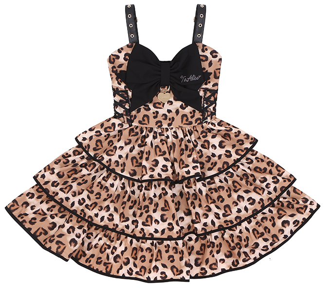To Alice ~ Little Leopard JSK by Chinese Indie Brand