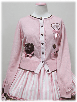 Melty Chocolate Knit Cardigan by Angelic Pretty