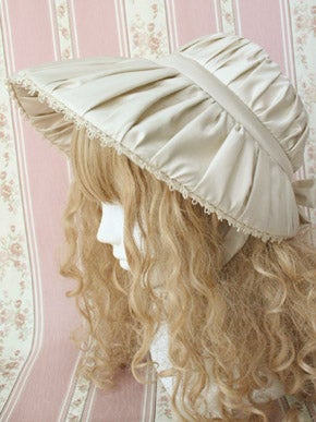 Elegant Gathers Doll Hat by Victorian Maiden