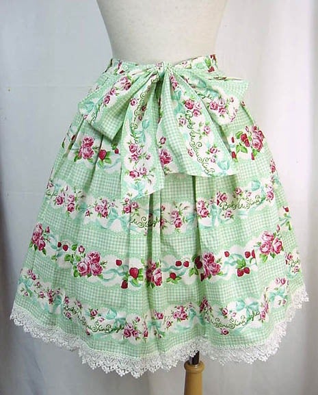 BABY　スウィーティーギンガムボーダースカート　ミント Sweetie Gingham Border Skirt by Baby, the Stars Shine Bright