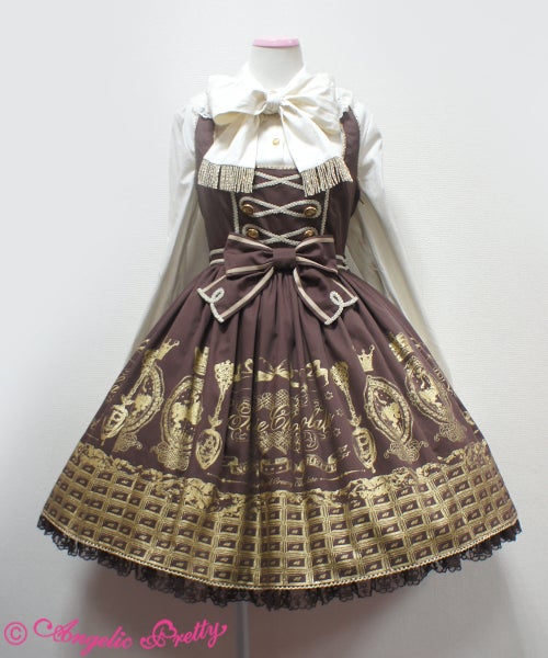 ワンピース AngelicPretty  Creamy Chocolate JSK ワンピース AngelicPretty Creamy Chocolate JSK Royal Creamy