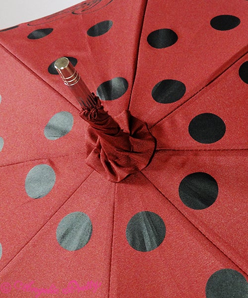 Dolly Dot Print Umbrella by Angelic Pretty