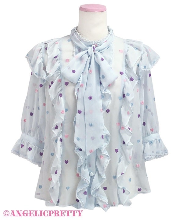 Candy Petit Heart Blouse by Angelic Pretty