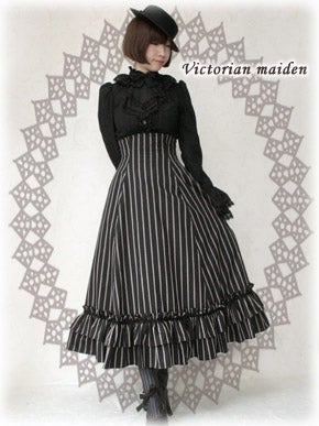 ＊Victorian maiden/ハイウエストスカート＊ Regimental High Waist Long Skirt (2013) by Victorian Maiden