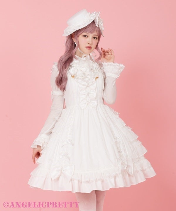 aaa様 純白フリル Angelic Princess JSK (2025) by Angelic Pretty