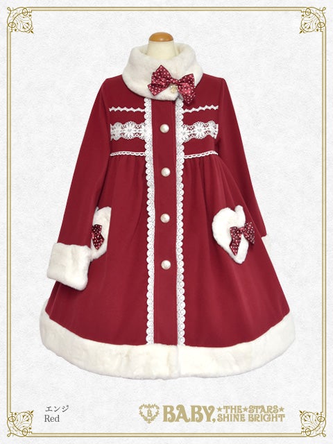Dot Ribbon ♡ Heart Margaret Coat by Baby, the Stars Shine Bright