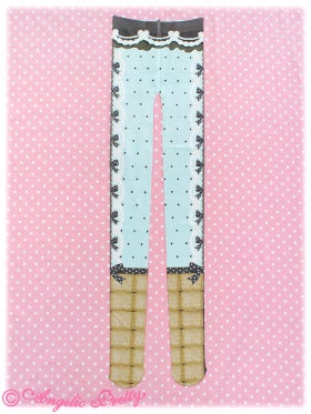 【未開封】Angelic Pretty Sweet cream houseタイツ Sweet Cream House Tights by Angelic Pretty