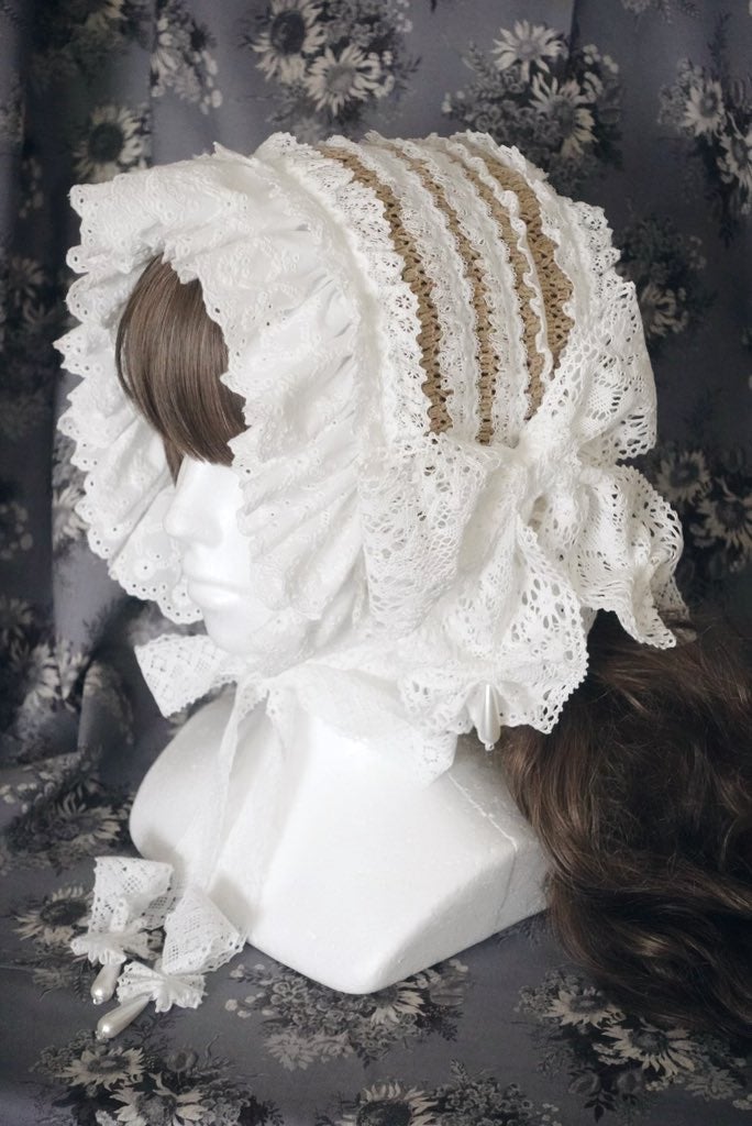 Luxmira ハーフボンネット風ヘッドドレスVif Luxmira ~ Vif Half Bonnet Style Headdress by Indie Brand