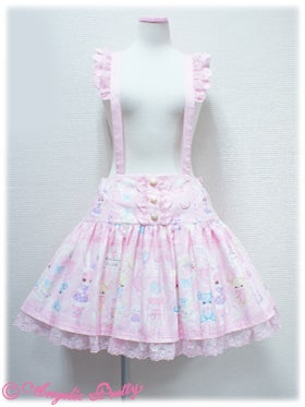 Fancy Paper Dolls Skirt by Angelic Pretty