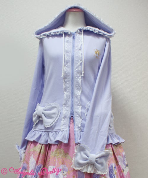 Pegasus Embroidery Ribbon Parka by Angelic Pretty