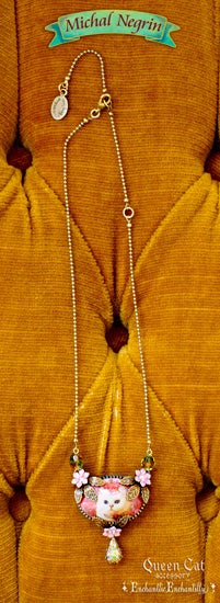 ミハエルネグリン×Enchantlic Enchantilly ネックレス Queen Cat Necklace (Michal Negrin Collaboration) by Enchantlic