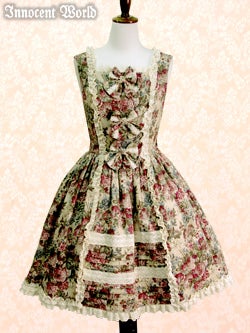 Innocent World ローズ柄 ジャンスカ Rose Bustle JSK by Innocent World