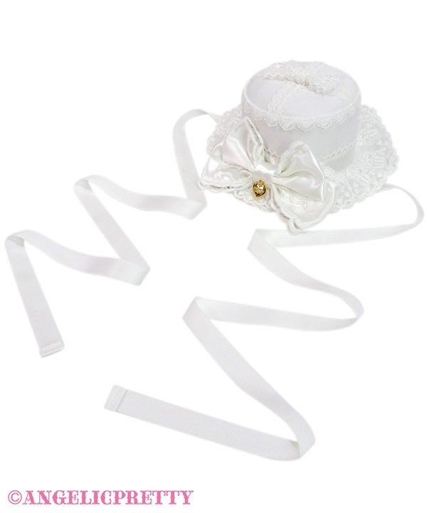 Angelic Pretty Airy HeartプレゼントリボンミニHat Dress Up Ribbon Mini Hat by Angelic Pretty