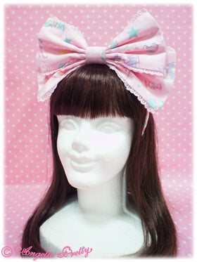 Angelic Pretty TOY PARADEリボンカチューシャ　ピンク Toy Parade Ribbon Head Bow (2012) by Angelic Pretty