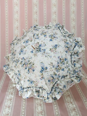 Rococo Bouquet Lace Ribbon Parasol by Victorian Maiden