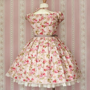 Lace Rose Ribbon OP by Victorian Maiden