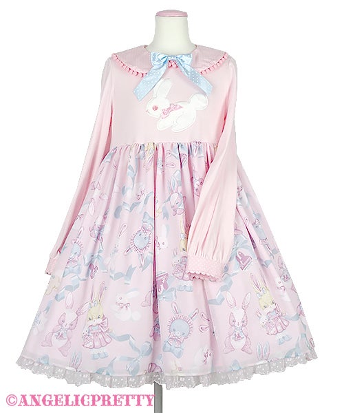Moco moco Bunnys Cutsew OP by Angelic Pretty