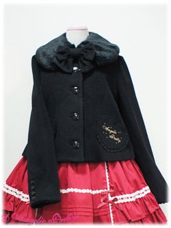 Girly Heart Short Coat (Solid) by Angelic Pretty
