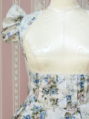 Rococo Bouquet Frill Apron JSK by Victorian Maiden