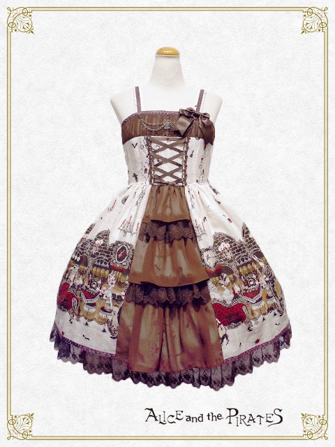 Rosy Night's Masquerade JSK II by Alice and the Pirates