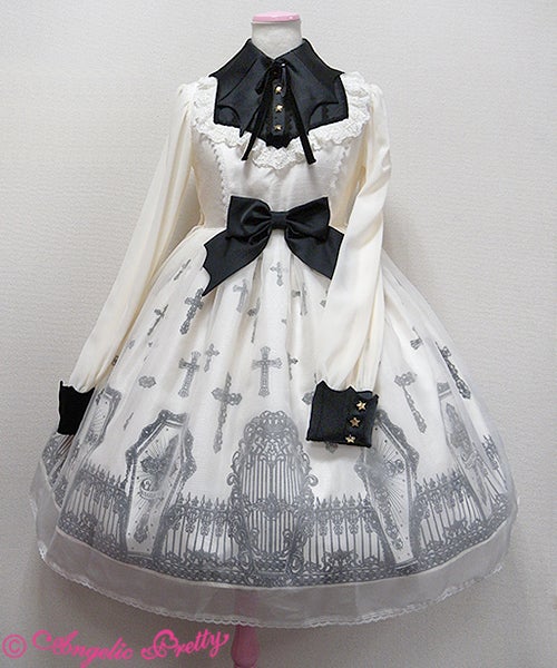 Angelic Pretty Horror Garden ワンピース　黒 Horror Garden OP by Angelic Pretty