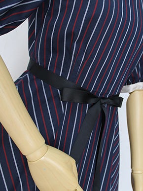 Regimental Stripe Intuck Ribbon OP by Victorian Maiden