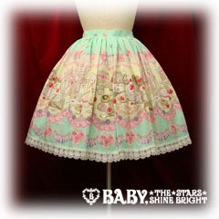 Merry Sweet Castle Print Skirt by Baby, the Stars Shine Bright