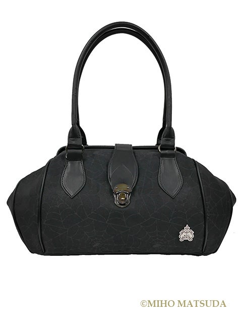 2 Way Doctor Bag with Spiderweb Pattern by Miho Matsuda