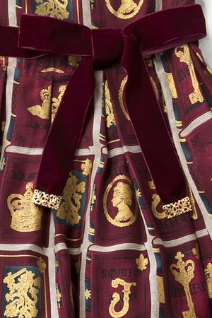 Royal Library Square Neck JSK by Jane Marple