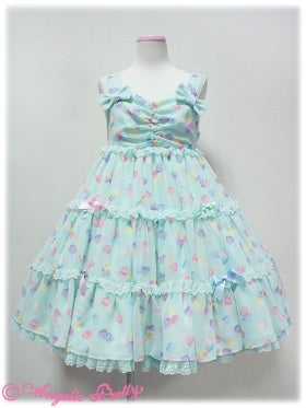 x*）様 Sugar Heartsジャンパースカート Sugar Hearts JSK by Angelic Pretty