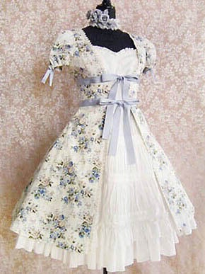 Rococo Bouquet Over Dress OP by Victorian Maiden