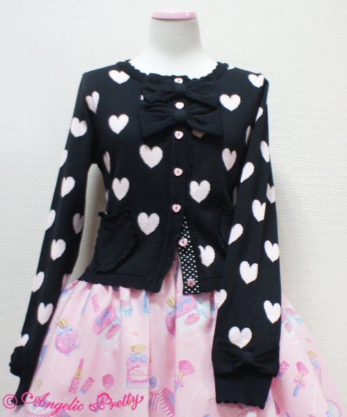 Throbbing Heart Knit Cardigan (Tokimeki Heart Knit Cardigan) by