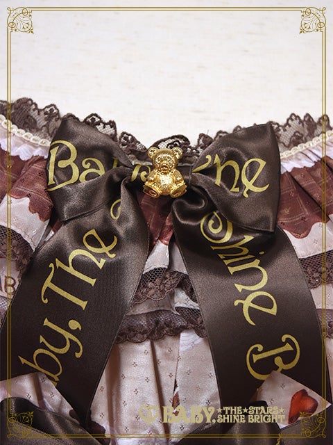 Fondant Chocolat Nounours Collection Babydoll JSK by Baby, the