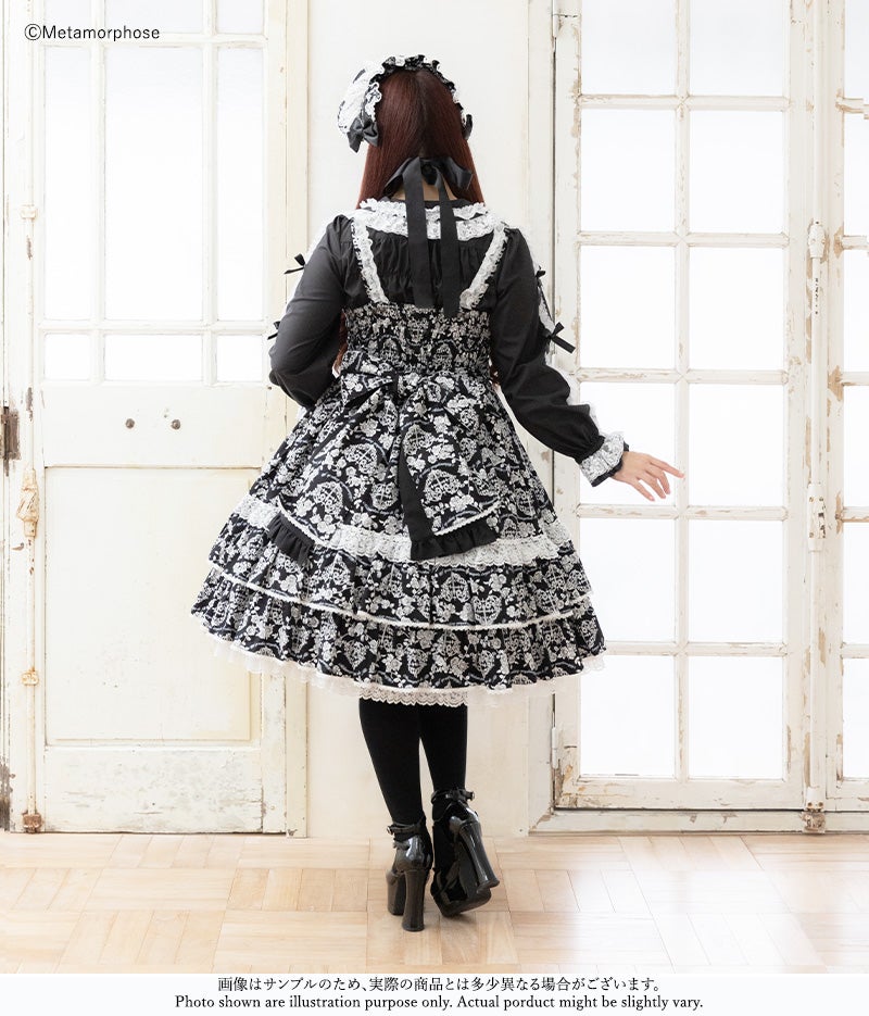 Heart Damask Frill JSK by Metamorphose Temps de Fille