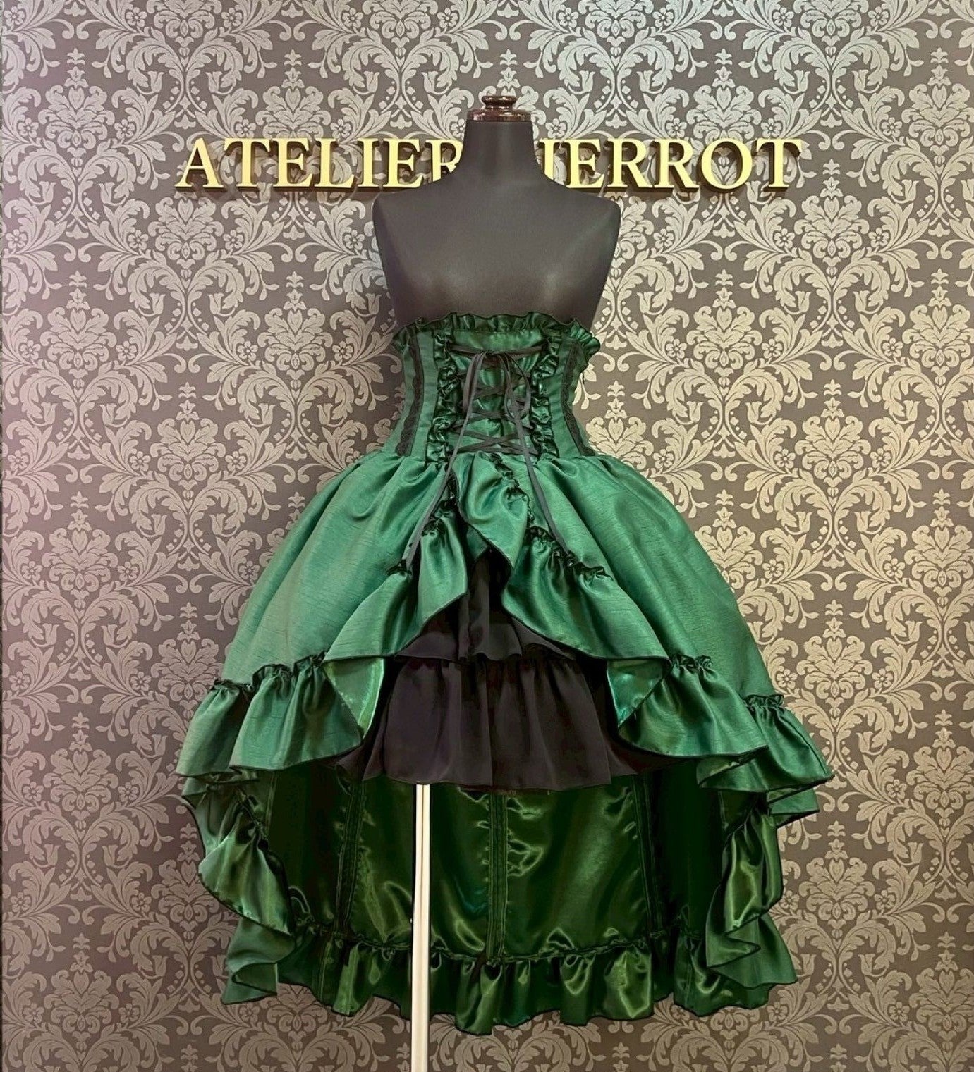 Fishtail Mini Corset Skirt by Atelier Pierrot