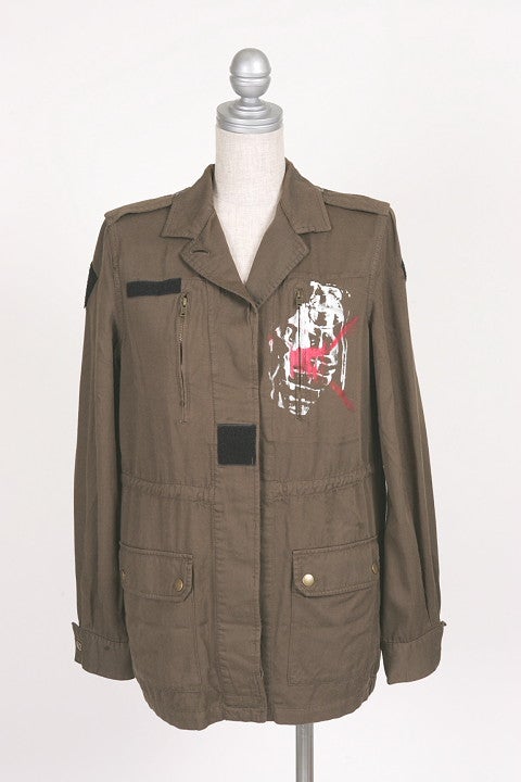 Peace Now ~ Military Paint Jacket by Black Peace Now