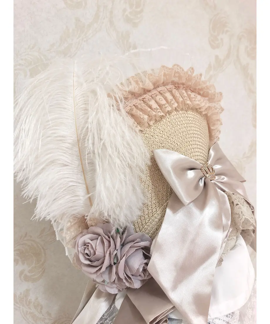 Straw Bonnet by Triple Fortune