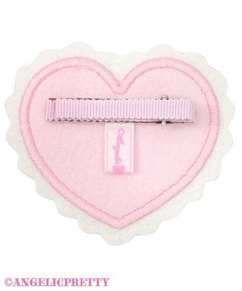 Sprinkle Heart Patch Clip by Angelic Pretty
