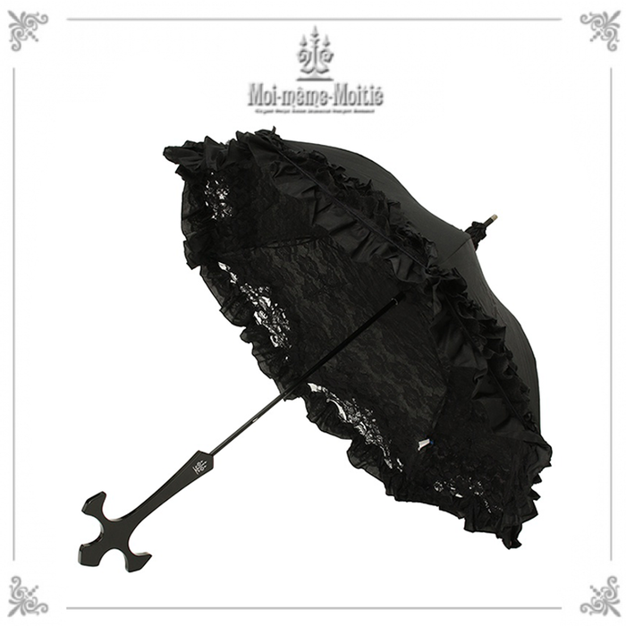 ROSE CROIX Pagoda Parasol (Cross Handle) ~Moi-même-Moitié 20th