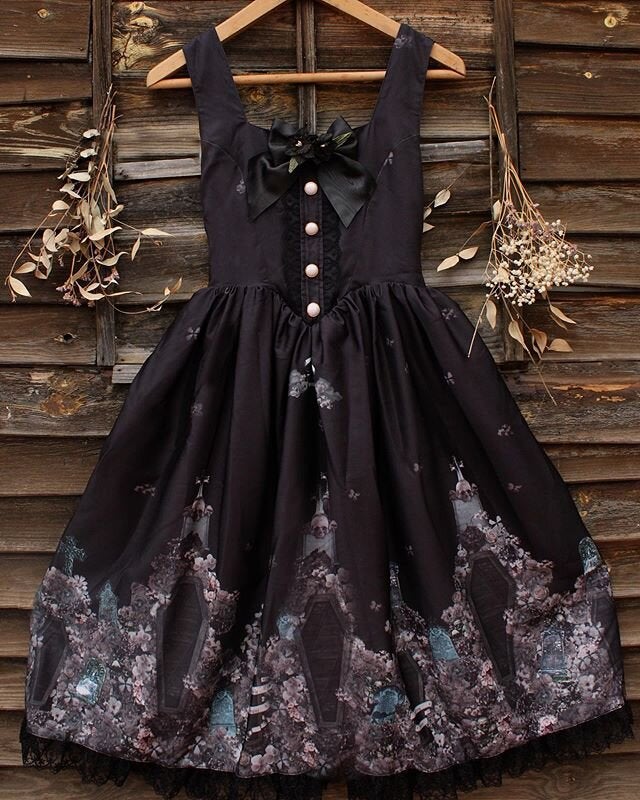 ワンピース Violet Fane Haunted dress The Funeral JSK by Violet Fane