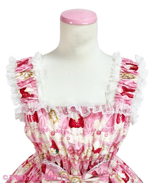 Melty Berry Princess Shirring JSK by Angelic Pretty