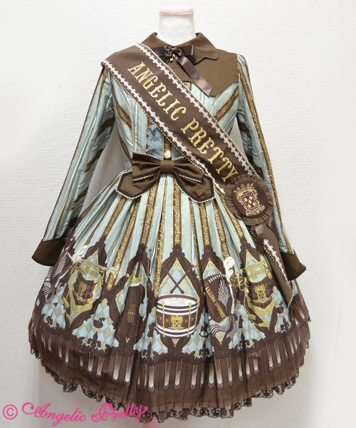 Quartet Chocolate Echarpe by Angelic Pretty
