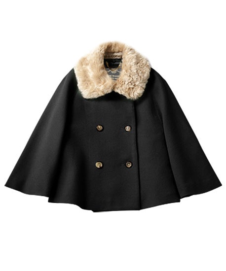 Fur Collar Cape Coat by Jane Marple