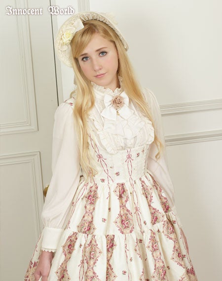 Pure Rose Tiered JSK by Innocent World