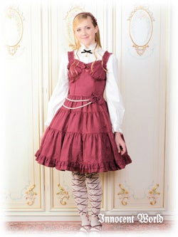 Rose Jacquard JSK with Pearls by Innocent World