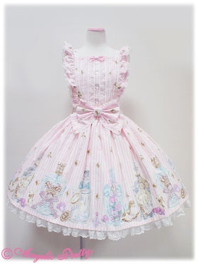 Glass Bottle of Tears Alice-Style Skirt by Angelic Pretty