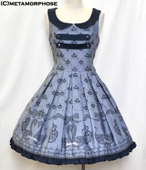 Swan Lace JSK with Collar by Metamorphose Temps de Fille