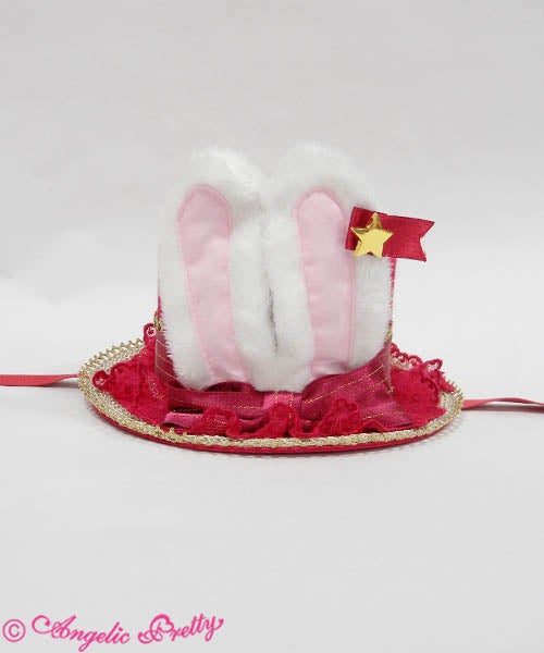 Merry Bunny Mini Hat by Angelic Pretty